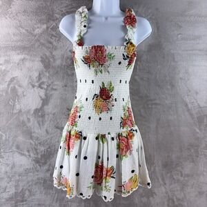 white christmas dresses Colorful Stripes Crochet Midi Dress – FARM Rio main image 0